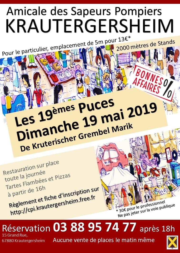 Lire la suite à propos de l’article MARCHE AUX PUCES 19/05/2019